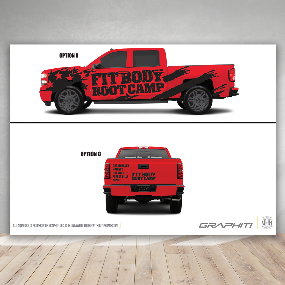Vehicle Wrap Design - Flat Tire Design Services