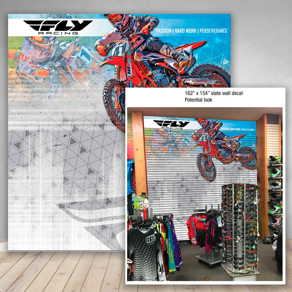 Grand Format - Wall Graphics Design - Flat Tire Design