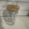 FAFO UV DTF Glass Tumbler 16oz - Image 4